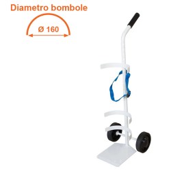 portabombole per bombole da 15-20 litri